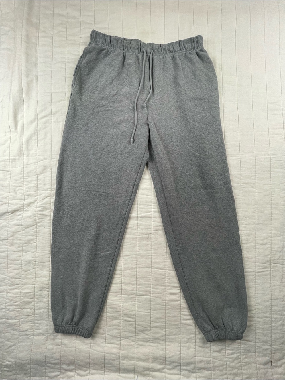 Aeropostale Classic Men's Heather Gray Jogger Sweatpants Large